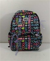 Justice Graffiti Back Pack