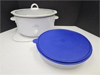 Crock Pot & Tupperware Food Storage