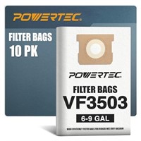 POWERTEC 75016-P5 Filter Bags for Ridgid VF3503