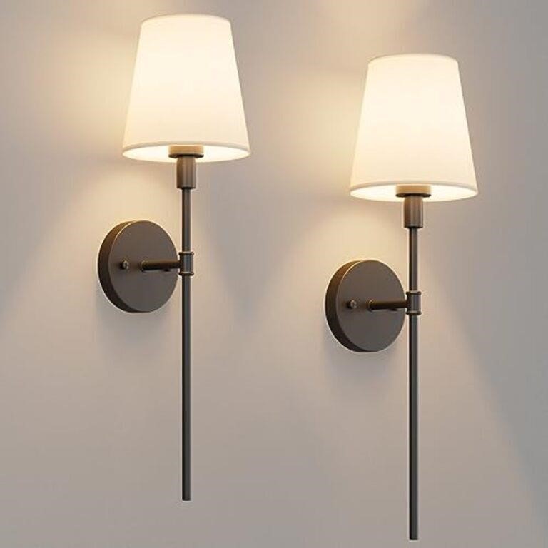 Tipace 2 Pack Wall Light Fixtures,Black