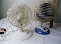 2 Working Desk Fans