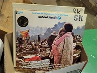 Woodstock 3 record album & Chicago 5 record set