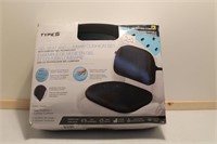 New Type S Gel seat and lumbar support cushion