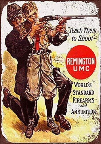 Nobrand Metal Tin Sign 8x12 Remington UMC