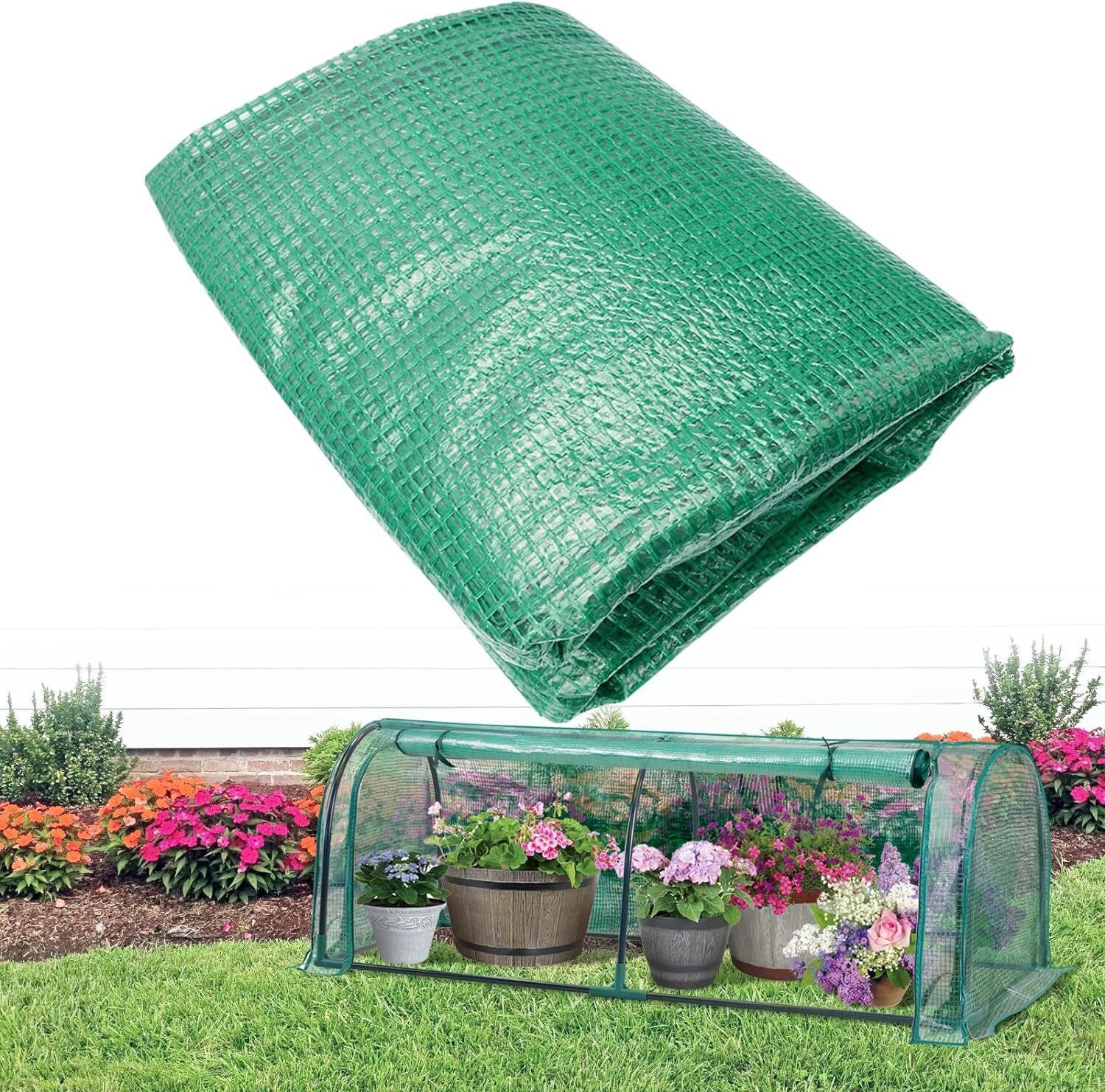 PE Grid Cover for Greenhouse 51x23.6x19.7