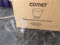 Box of 9oz Clear Plastic Cups