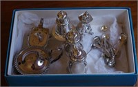 Quantity of silver plated condiment items