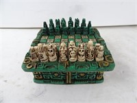 Norse Style Rune Miniature Chess Set (Complete)