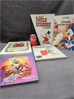 5 Walt Disney Books.  Donald Duck and Uncle