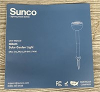 Sunco Bloom Solar Garden Light