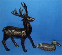 moose & duck decorations
