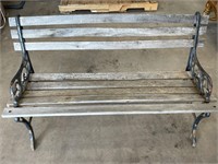 VTG Garden Bench, Cast Iron