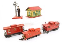 LIONEL FLAGMAN, CABOOSES AND BUILDING