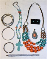 Coral and Teal Set