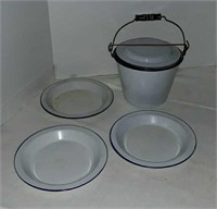 Enamelware and muffin tins