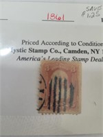 1861 3 Cent Stamp