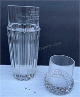 TIFFANY and CO Crystal Atlas Bedside Water