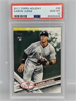 2017 Topps Holiday  Aaron Judge RC 99 PSA 10