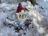 Lawn Ornament Gnome with Wear