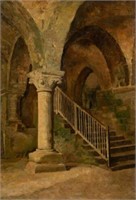 Stairwell Painting, Giuseppe de Nittis.