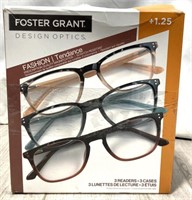 Foster Grant Design Optics Eyewear +1.25 & +3.00