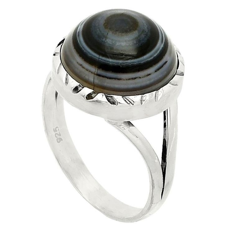 Sterling Silver Evil Eye Ring