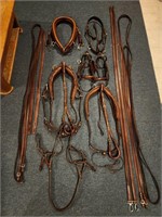 RUSSET TANDEM HACKNEY PONY HARNESS