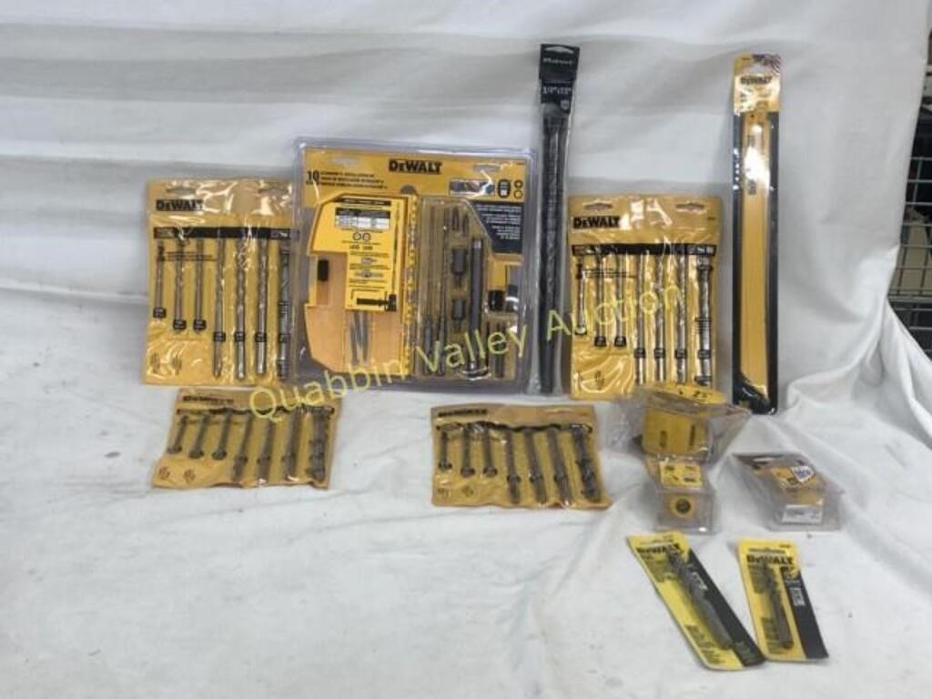 LOT OF 12  ASSORTED DEWALT TOOLS