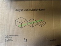 Under Sink Organizer & Acrylic Cube Display