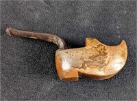 Antique Pipe Shoe Shaped Pipe Made in France