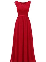 *Women's Sleeveless Red Dress, 2XL*