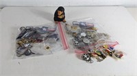 (1)Assorted Keychains & Pins w/ Niffler Coin