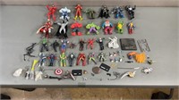 35+pc Marvel/DC Action Figures & Accessories