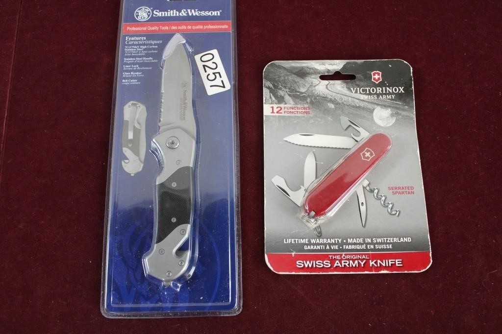 Swiss & Smith & Wesson Knives / New