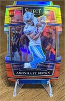 Amon-Ra St. Brown 2021 Select Die-Cut RC