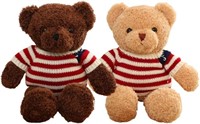 2 Pack Sweater Teddy Bear x2