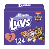 Luvs Diapers - Size 7, 124 Count, Paw Patrol Dispo