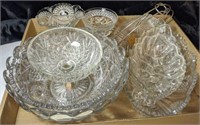 Lot of vintage glass dishes