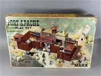 VINTAGE MARX FORT APACHE PLAYSET WITH BOX