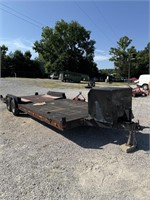 CAR HAULER WITH WINCH AND RAMPS BILL OF SALE ONLY