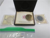 3 commemorative coins