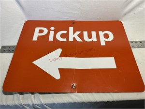 Metal Pickup sign