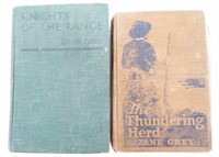 (2) Antique "Zane Grey" Books