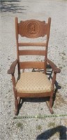 Antique Victorian Rocking Chair