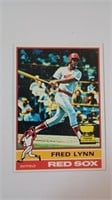 1976 Topps Fred Lynn #50 All-Star Rookie Cup Bosto
