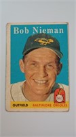1958 Topps - #165 - Bob Nieman - Baltimore Orioles