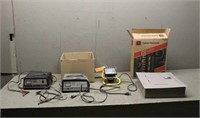 (2) Battery Chargers, Work Light, & 125 Amp