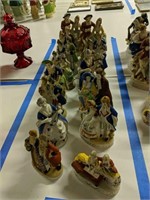 Group Of Occupied Japan Figurines