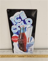 Coca-Cola Ice Cold Metal Sign