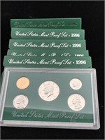 5-1990's US mint sets